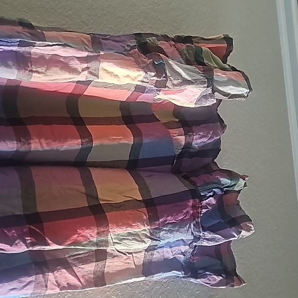 Lane bryant plaid multicolor faux wrap dress - Picture 7 of 8